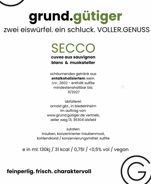 grund.gütiger I winzer.SECCO